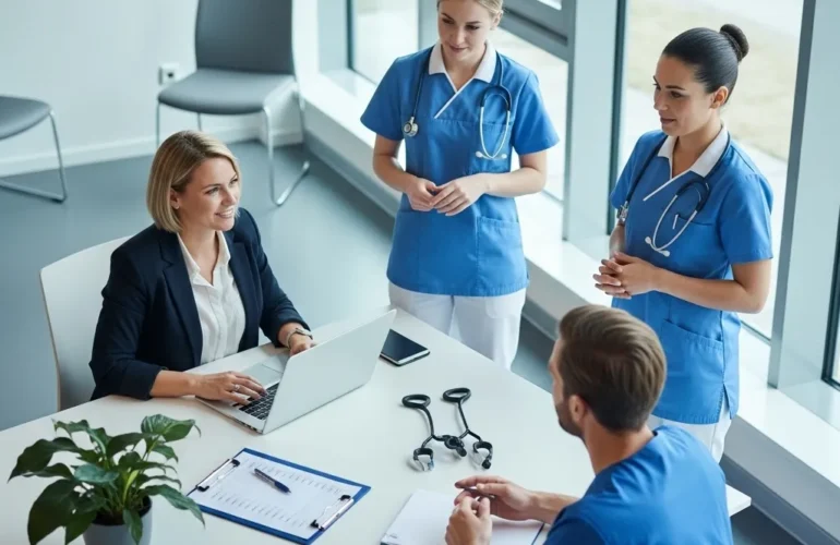 Tempor&auml;rb&uuml;ro im Gesundheitswesen ausw&auml;hlen: 7 Kriterien, die &uuml;ber Reaktionszeit und Qualit&auml;t entscheiden